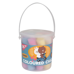 Канцтовары - Мел цветной Yes Line Friends в ведре 12 шт (400508) Канцтовары - Мел цветной Yes Line Friends в ведре 12 шт (400508)