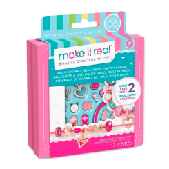 Наборы для творчества - Набор для создания браслетов Make it Real Красавица в розовом мини (MR1708)