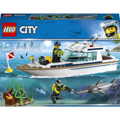 Конструктори LEGO - Конструктор LEGO City Яхта для дайвінгу (60221)