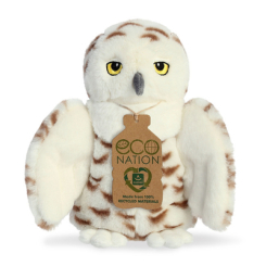 Мягкие животные - Мягкая игрушка AURORA Eco Снежная сова 20 см (200116A)