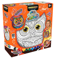 Набори для творчості - Набір для розфарбовування Danko toys My color pet-bag Cумочка помаранчева (CPB-01-01U)