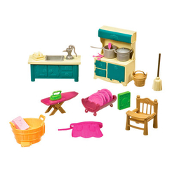 Аксессуары для фигурок - Игровой набор Li'l Woodzeez Кухня и подсобное помещение (6125Z)