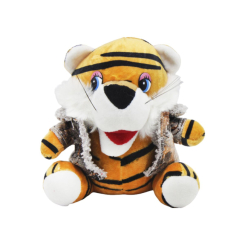 Мягкие животные - Мягкая игрука Mic Тигр в жилетке Рыжий (155113) (172843)