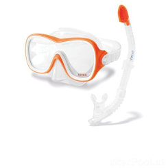 Для пляжа и плавания - Набор маска и трубка для плавания оранжевый Intex (55647) (130718)