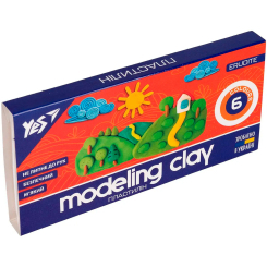 Наборы для лепки - Пластилин Yes Erudite 6 цветов (540627)