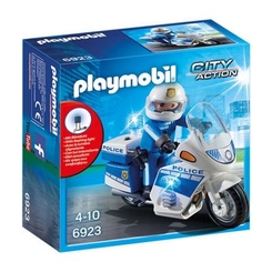 Классические конструкторы - Конструктор полицейский велосипед Playmobil (6923)