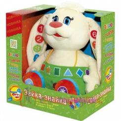 Розвивальні іграшки - М яка Розвивальна іграшка Зайка-Знайка(ZAZ01/M)