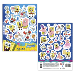 Набори для творчості - Набір наліпок Перо Sponge Bob Губка Боб (123980)