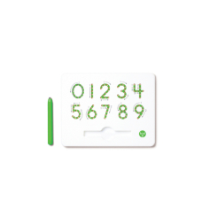 Навчальні іграшки - Магнітна дошка Kid O для вивчення цифр зелена (10347)