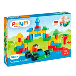 Конструкторы с уникальными деталями - Конструктор PolyM Город (760007)