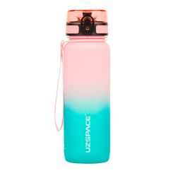 Бутылки для воды - Бутылка для воды Uzspace Frosted розовато-голубая 800 мл (6955482333372)