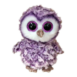 М'які тварини - М'яка іграшка TY Beanie boo's Сова Мунлайт фіолетова 25 см (36461)
