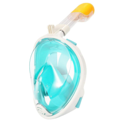 Для пляжу і плавання - Повнолицева маска для плавання Free Breath M2068G із кріпленням для камери L/XL Turquoise (3_00651)