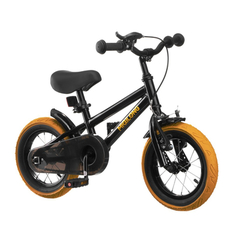 Дитячий транспорт - Дитячий велосипед  Miqilong ST Чорний 12 (ATW-ST12-BLACK)