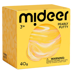 Набори для ліплення - Перлинна маса для ліплення Mideer Жовта (MD1701)