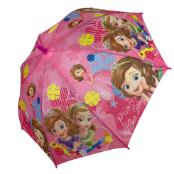 Зонты и дождевики - Детский зонт-трость с принцессами полуавтомат от Paolo Rossi розовый 031-2