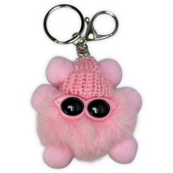 Брелоки - Брелок Тискуни розовый 8 см (MYK009)