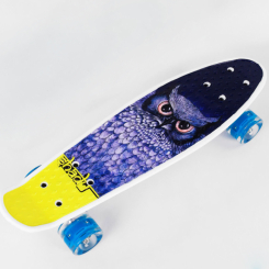 Пенніборди - Скейт Пенні борд Best Board Shady Owl Різнокольоровий (97407)