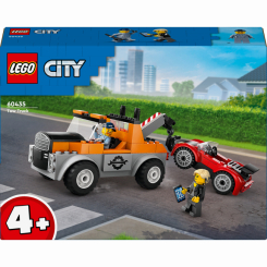 Конструктори LEGO - Конструктор LEGO City Евакуатор і ремонт спортивних авто (60435)