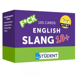 Навчальна література - Картки для вивчення англійської мови «English Slang 18+»  (9786177702633)