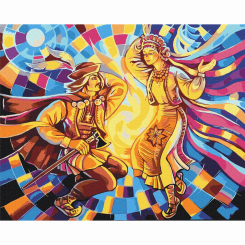 Товари для малювання - Картина за номерами Brushme Коломийка (BS53316)