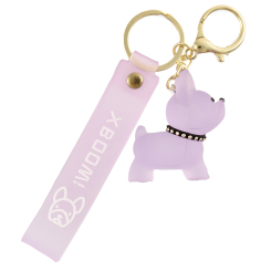 Брелоки - Брелок Brelok market Бульдог прозорий фіолетовий (2060000021304) Брелоки - Брелок Brelok market Бульдог прозорий фіолетовий (2060000021304)