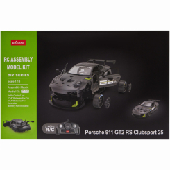 Конструкторы с уникальными деталями - Конструктор Rastar Porsche 911 GT2 RS Clubsport 25 1:18 Серый (454.00.85)