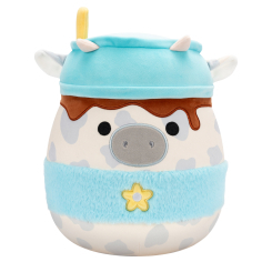 Подушки - Мягкая игрушка Squishmallows Серая коровка 30 см (SQER01263)