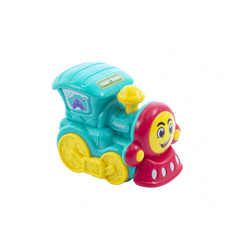 Машинки для малышей - Игрушка Baby Team Транспорт поезд бирюзовый (8620-4)