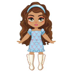 Куклы - Игровой набор Barbie Стикки Стайл Куколка шатенка (JMV91/3)