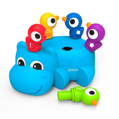 Розвивальні іграшки - Ігровий набір сортер Learning Resources Розумний бегемот (LER9108)