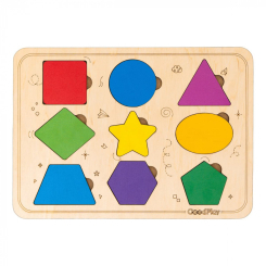 Развивающие игрушки - Пазл-сортер Good Play Фигурный мир (PS-4-001)