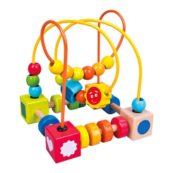 Развивающие игрушки - Развивающая игрушка Bino Моторичный лабиринт с бусинами (84201)