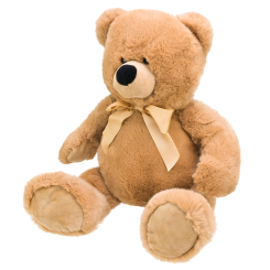Мягкие животные - Мягкая игрушка Shantou Jinxing Мишка коричневый 38 см (MJ2409)