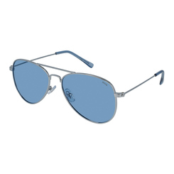 Солнцезащитные очки - Солнцезащитные очки INVU Kids Синие авиаторы (K1802L)