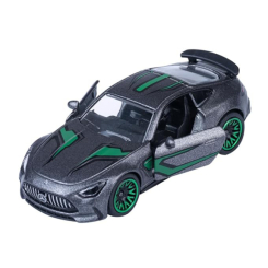 Автомодели - Автомодель Majorette Делюкс Мерседес АМГ серебристая с черным и зеленым (8502101000/4)