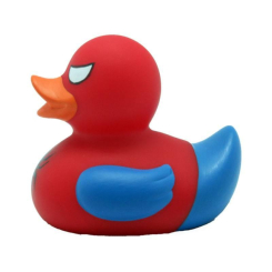 Іграшки для ванни - Каченя гумове LiLaLu FunnyDucks Спайдермен L1880