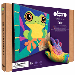 Наборы для творчества - Набор для творчества OKTO 3D картина Лягушка (20048)