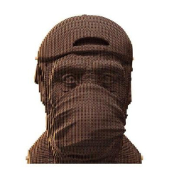 3D-пазли - 3D пазл Cartonic Three wise monkeys speak no evil (CARTSPEAK) (4820191133822)
