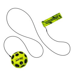 Спортивні активні ігри - М'яч-стрибун Waboba Moon ball Space на резинці жовтий (330C04_A/2)