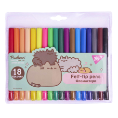 Канцтовары - Фломастеры Yes Pusheen 18 цветов (650570)