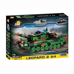 Конструктори з унікальними деталями - Конструктор Cobi Танк Леопард 2 864 деталі (COBI-2618) Конструктори з унікальними деталями - Конструктор Cobi Танк Леопард 2 864 деталі (COBI-2618)