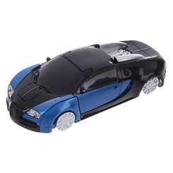 Роботи та трансформери - Трансформер MZ Bugatti на р/к синій 1:24 (2815P-1)