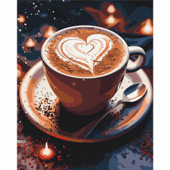 Товари для малювання - Картина за номерами Brushme Аромат кохання (BS53896) Товари для малювання - Картина за номерами Brushme Аромат кохання (BS53896)