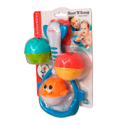 Игрушки для ванны - Игровой набор для ванны Infantino Рыбалка с сачком (205041_I)