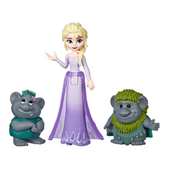 Куклы - Игровой набор Frozen 2 Друзья Эльза и тролли (E5509/E7078)
