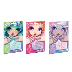 Косметика - Набір наліпок на нігті Nebulous stars Боді-арт Зоряна краса в асортименті (11459)