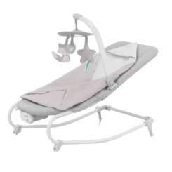 Крісла-качалки - Шезлонг-гойдалка Kinderkraft Felio 2 Stone Grey (KBFELI20GRY0000)