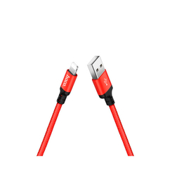 Аккумуляторы и батарейки - USB кабель Hoco X14 Times Speed Lightning красно-черный (62837)