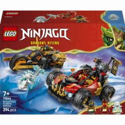Конструктори LEGO - Конструктор LEGO NINJAGO Комбіновані транспортні засоби Кая та Коула (71864)